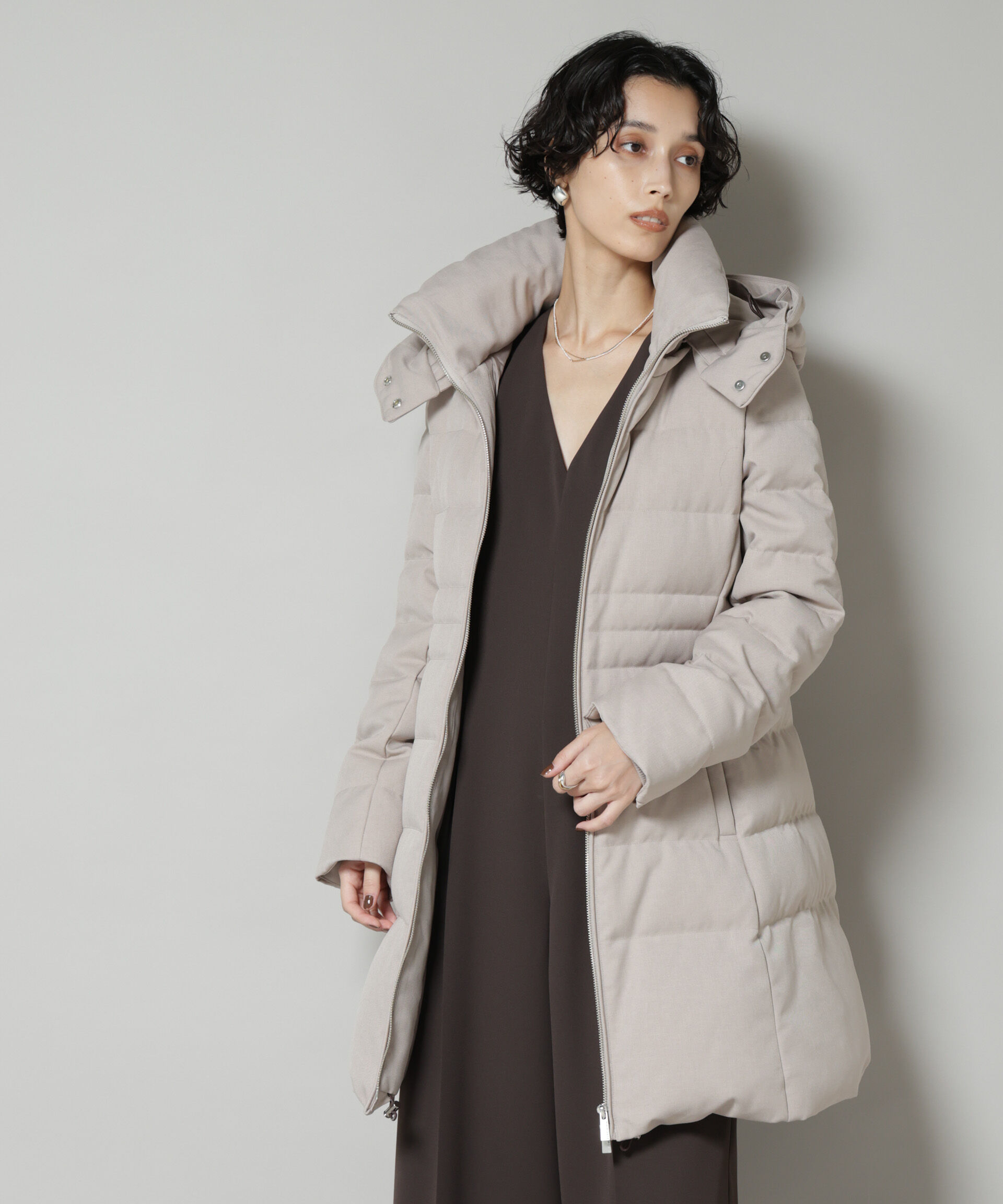 nano･universe「「西川ダウン(R)」サージロングダウン」|ダウン|