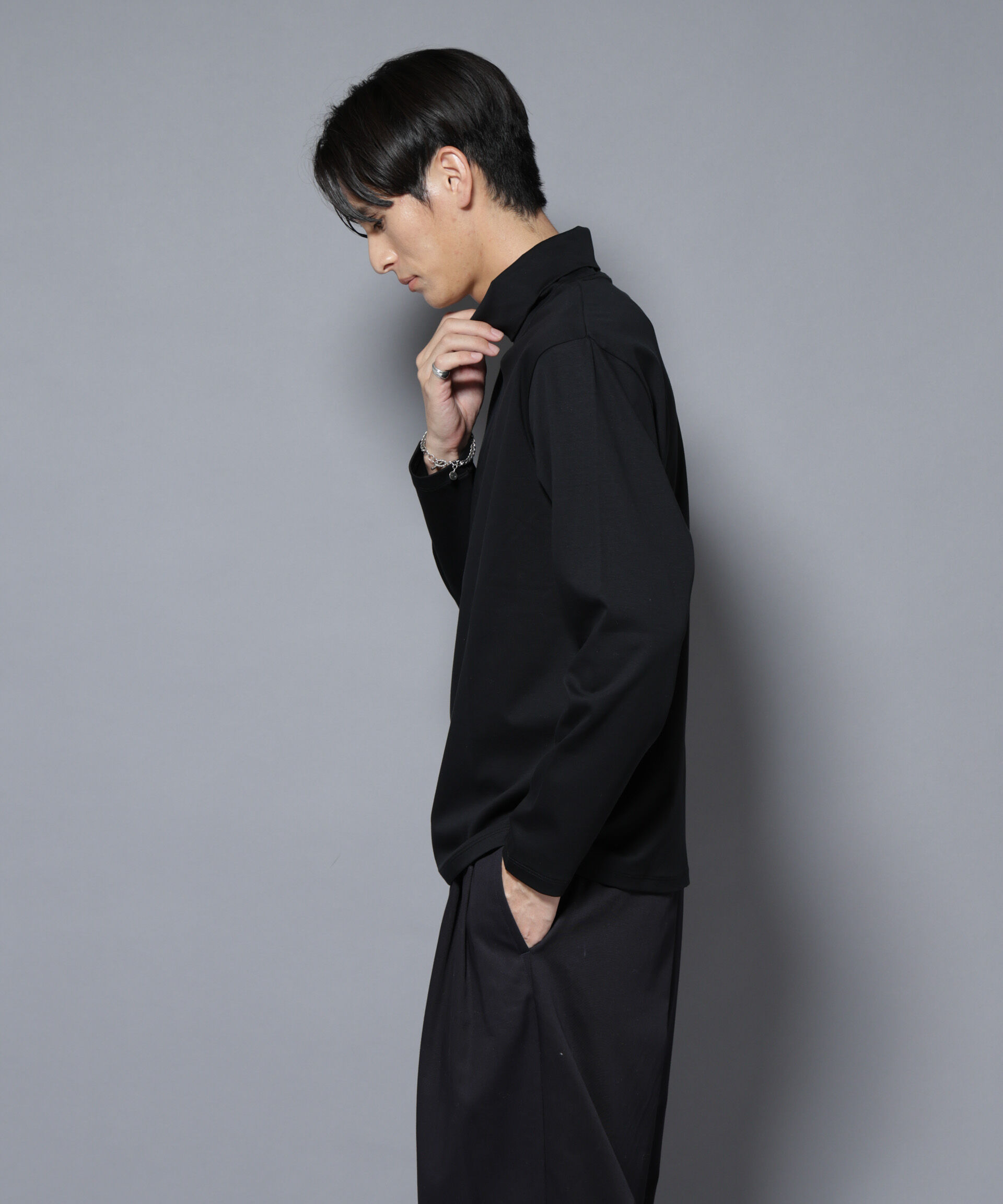 nano･universe「ジャケT(R) プレミアム タートルネック 長袖」|Tシャツ・カットソー|