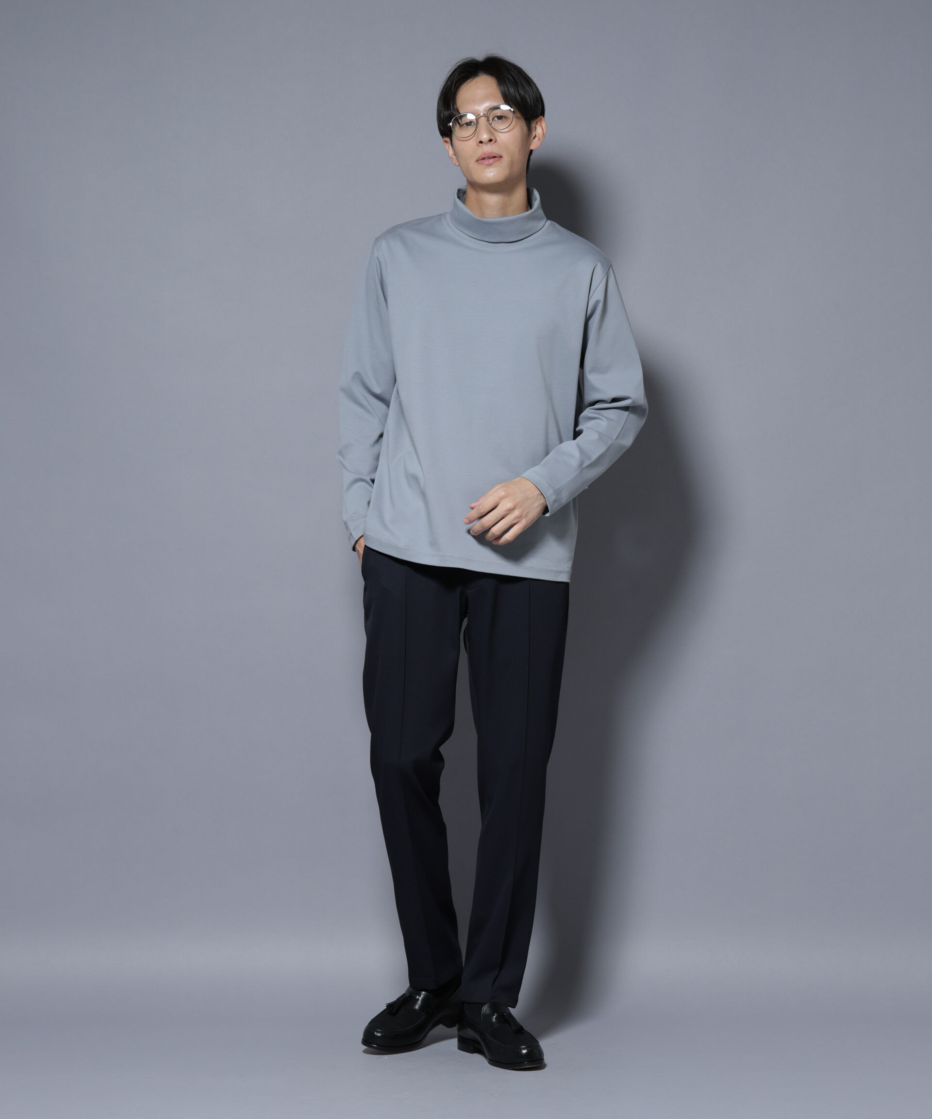 nano･universe「ジャケT(R) プレミアム タートルネック 長袖」|Tシャツ・カットソー|