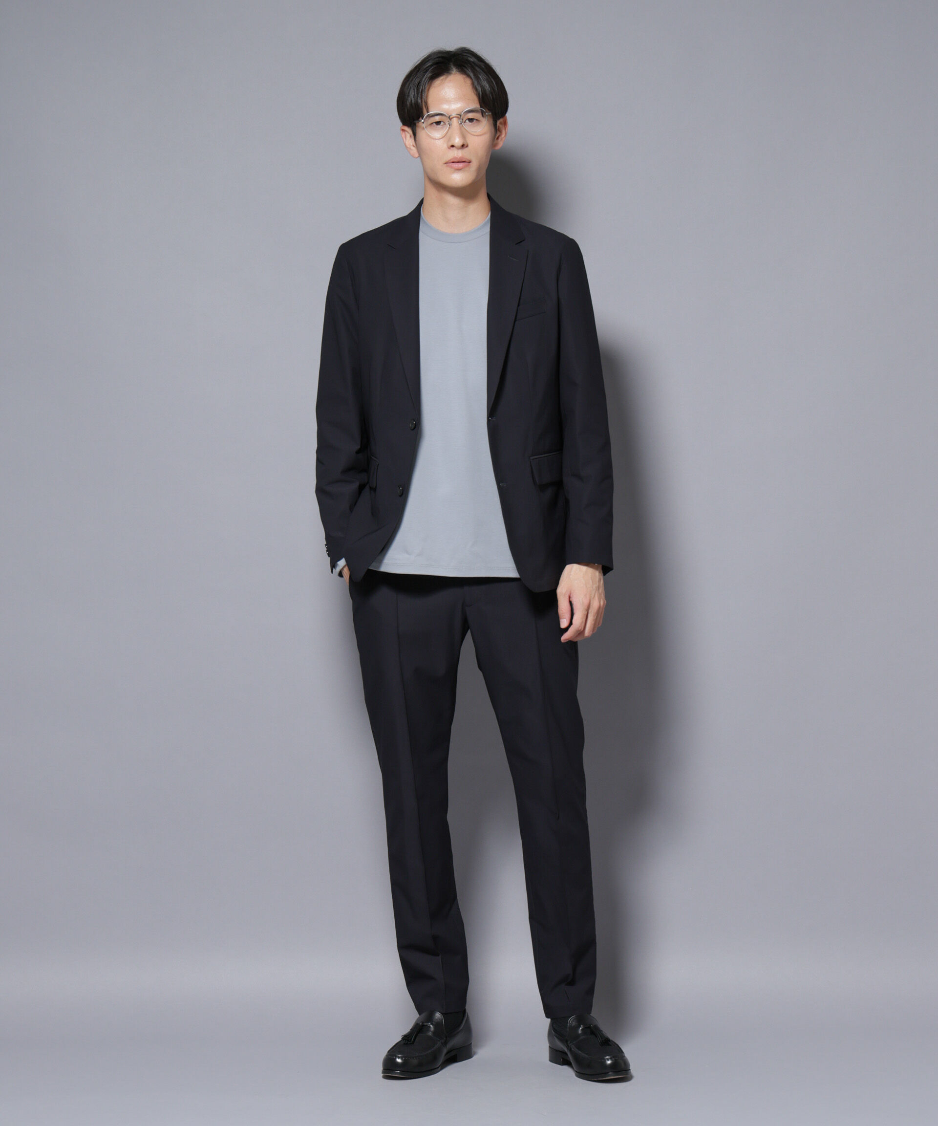 nano･universe「「N TROUSERS BASIC」TEXBRID(R) ツイルパンツ/ストレッチ・撥水(セットアップ可)」|スーツ|