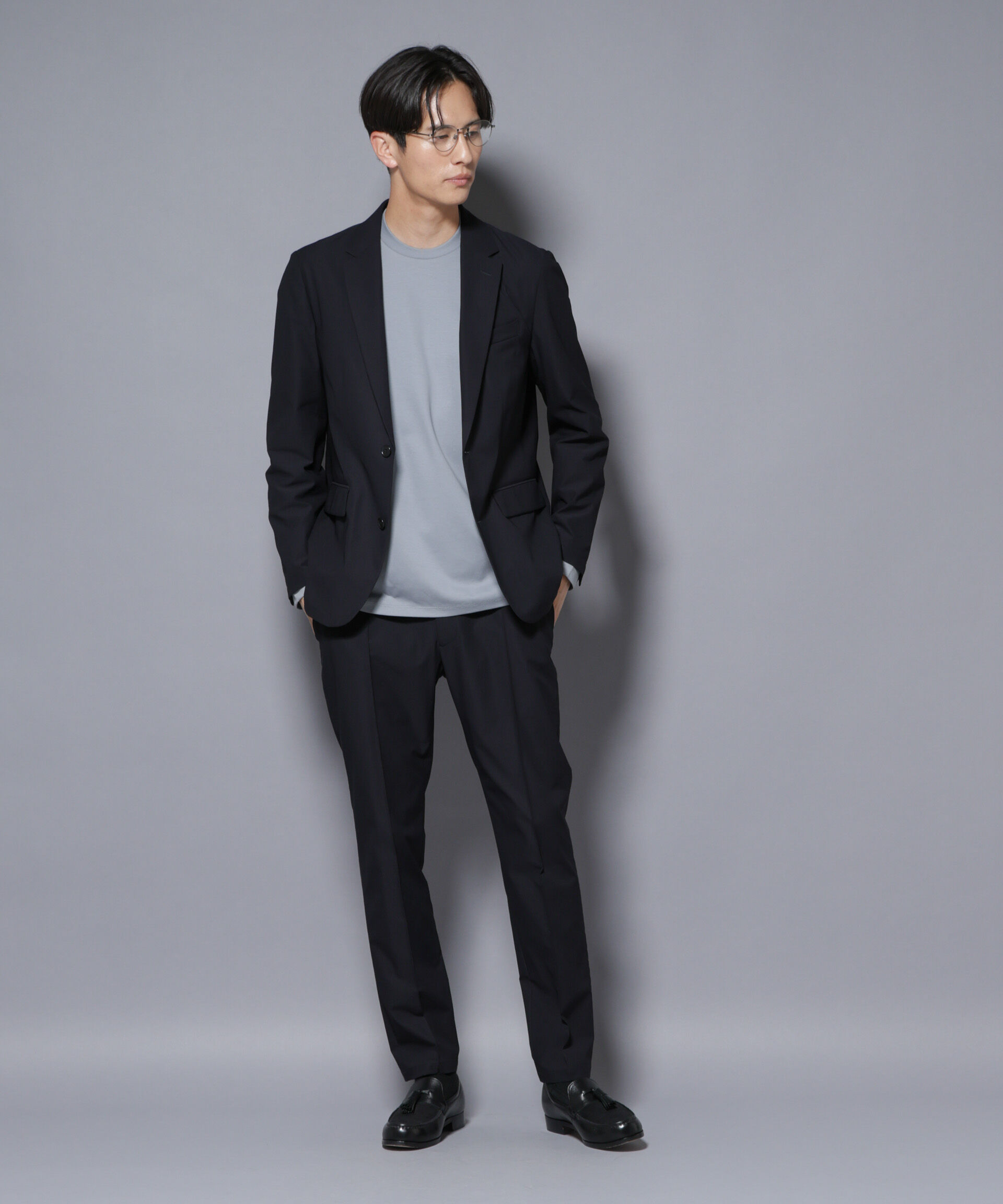 nano･universe「「N TROUSERS BASIC」TEXBRID(R) ツイルパンツ/ストレッチ・撥水(セットアップ可)」|スーツ|