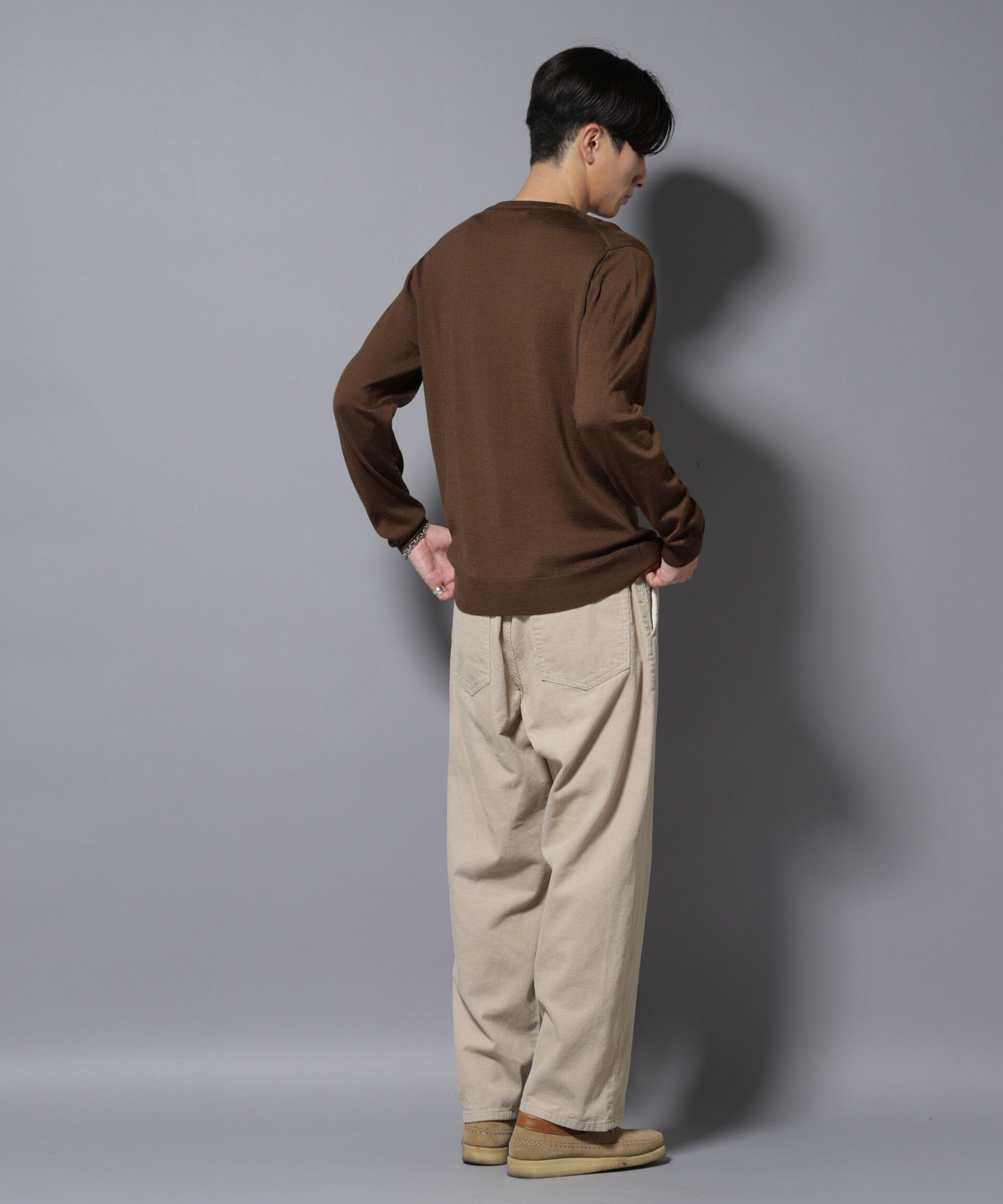 nano･universe「コーデュロイイージーバギーパンツ」|チノ|