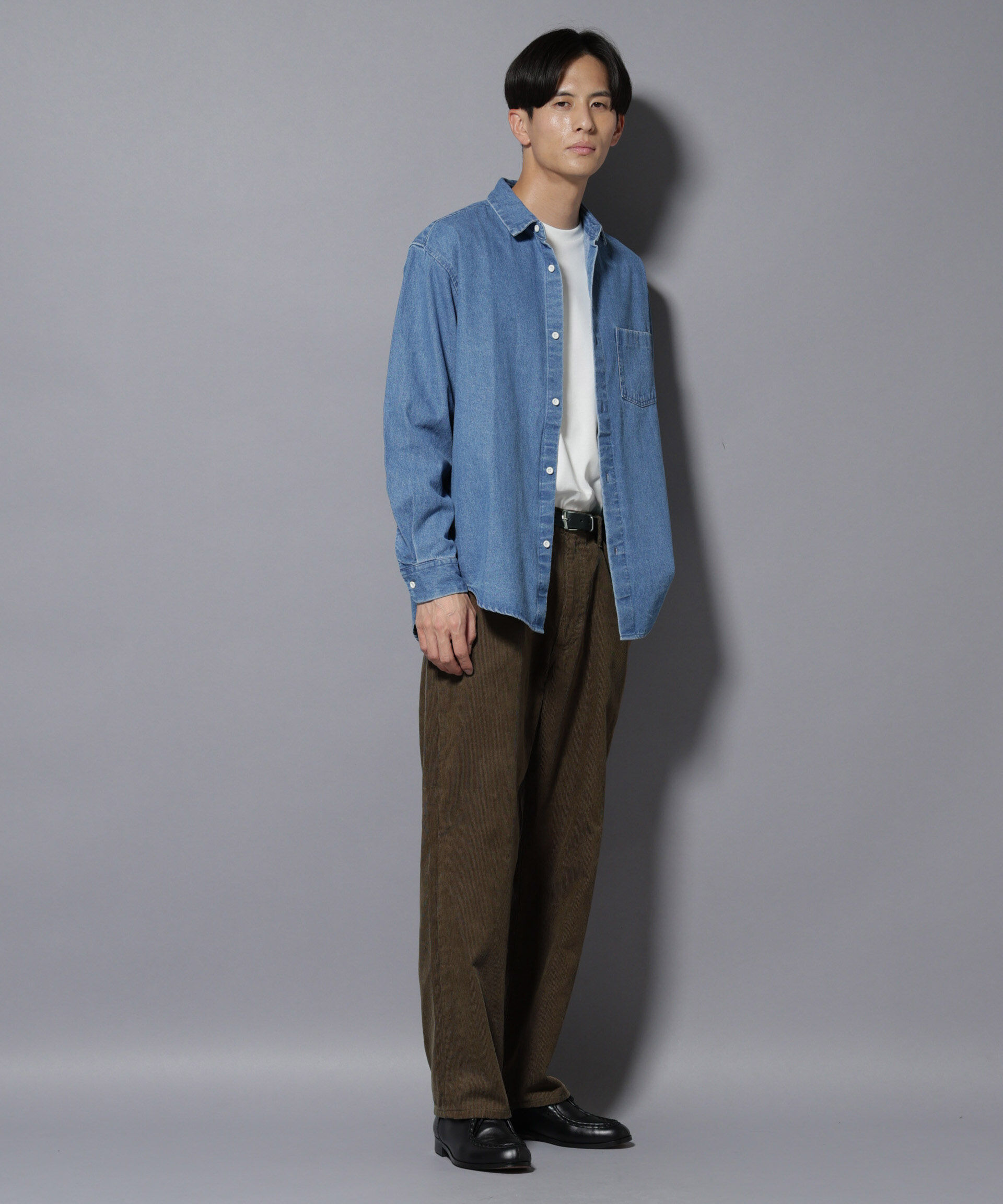 nano･universe「コーデュロイイージーバギーパンツ」|チノ|