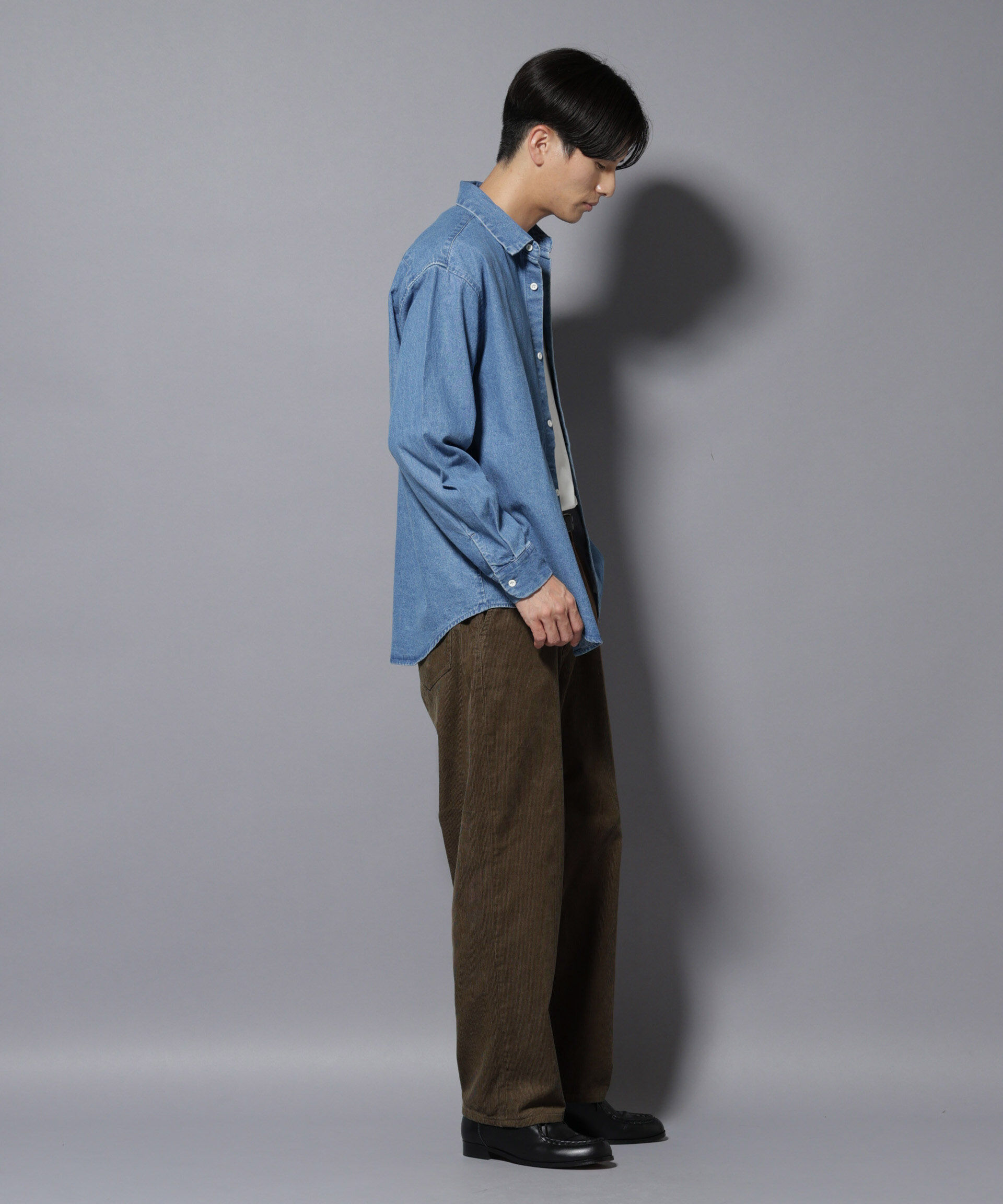 nano･universe「コーデュロイイージーバギーパンツ」|チノ|