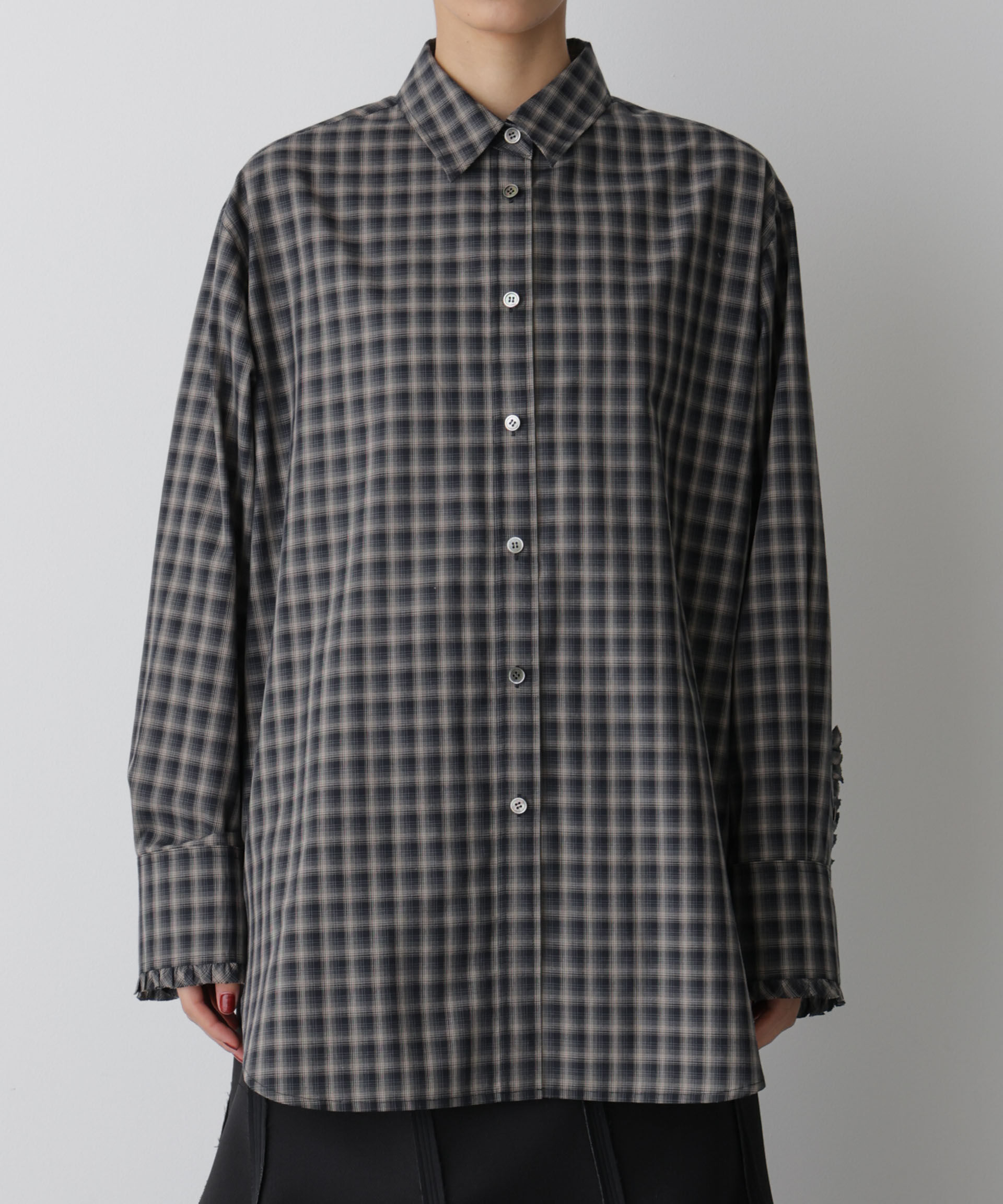  「「STEVELOUR」モダンプレッピーシャツ」|シャツ・ブラウス|