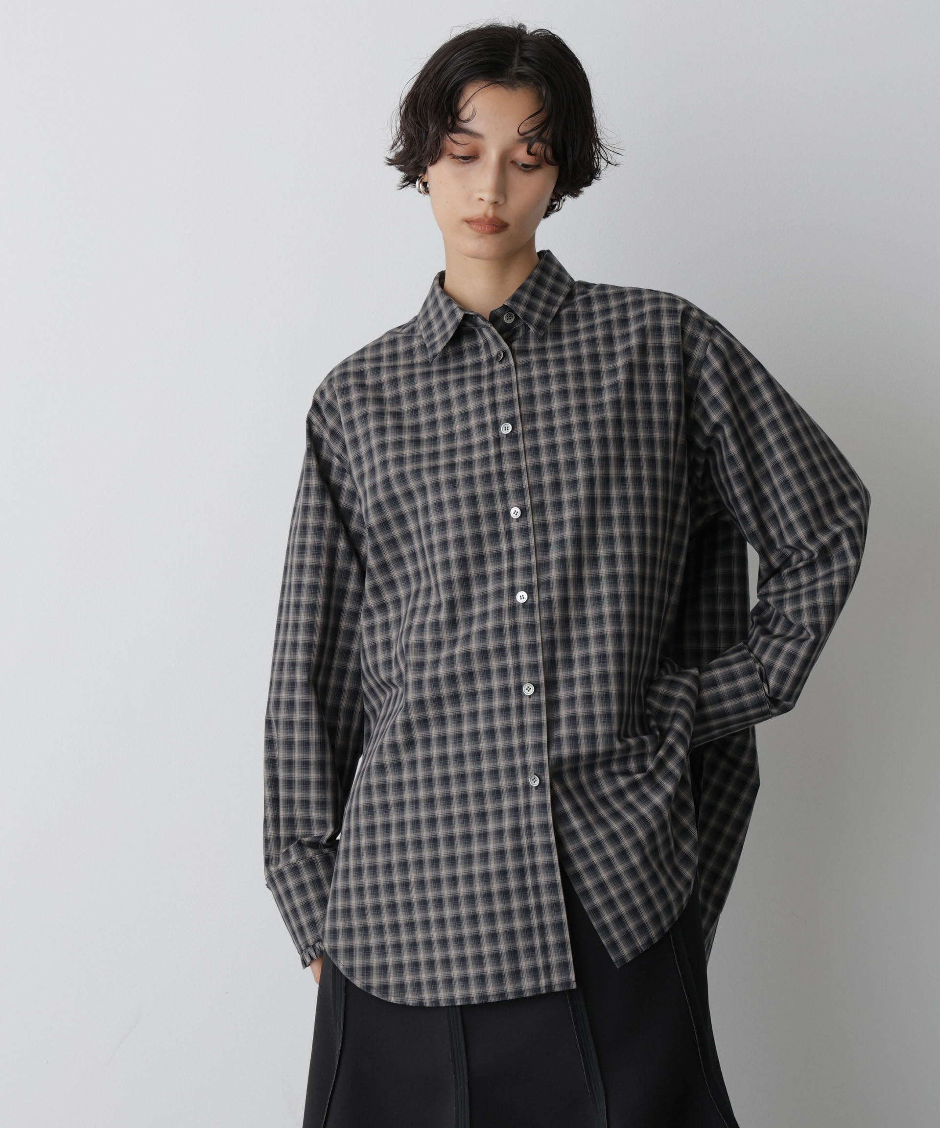  「「STEVELOUR」モダンプレッピーシャツ」|シャツ・ブラウス|