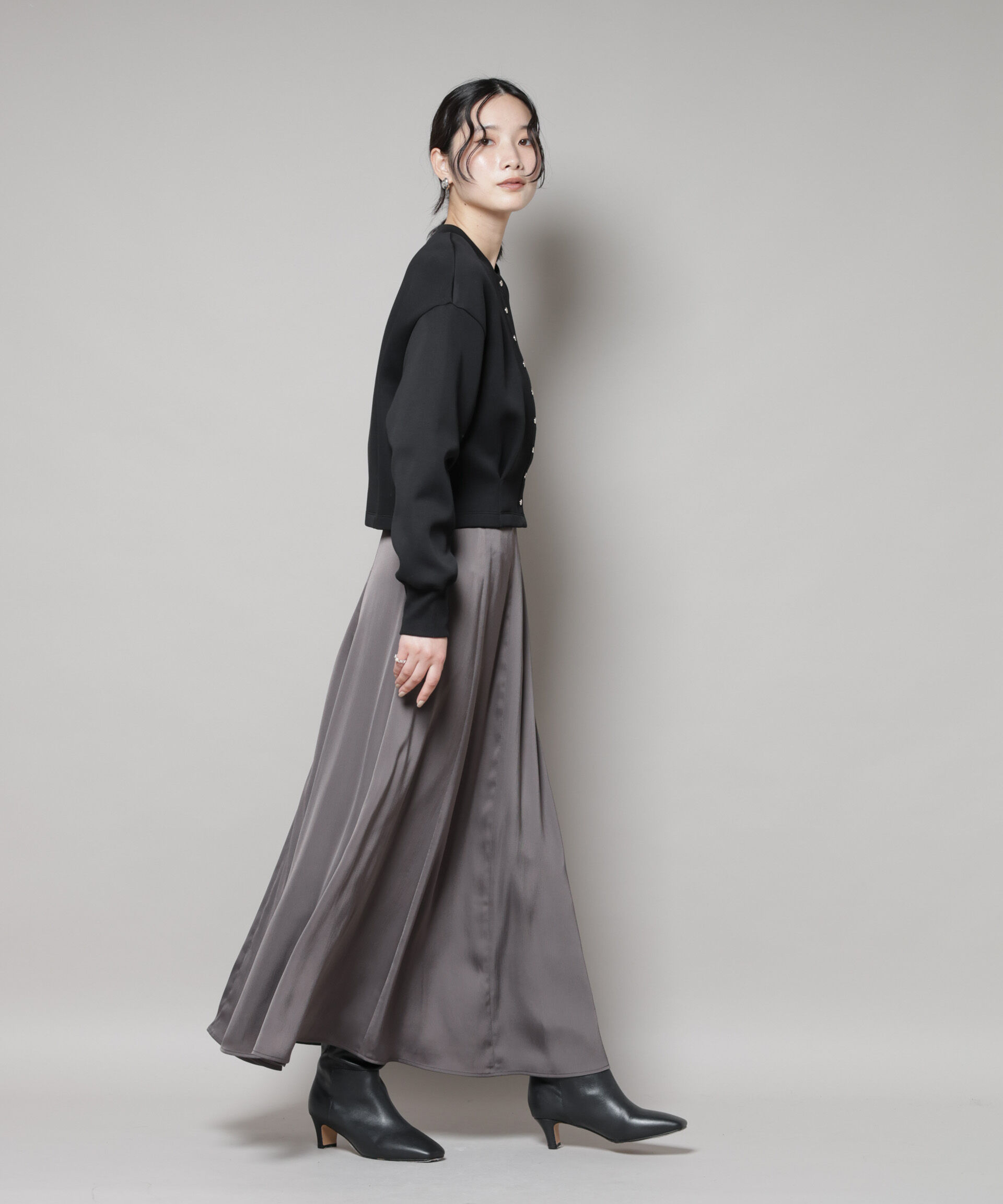 nano･universe「ダンボールタックカーディガン」|Tシャツ・カットソー|