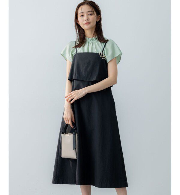 組曲「エアリーキャミ ワンピース」|ワンピース|ブラック系