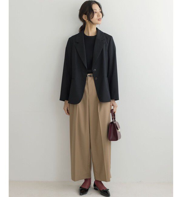 組曲「【加藤ローサさん着用】ハンサムツイル ジャケット」|テーラードジャケット|