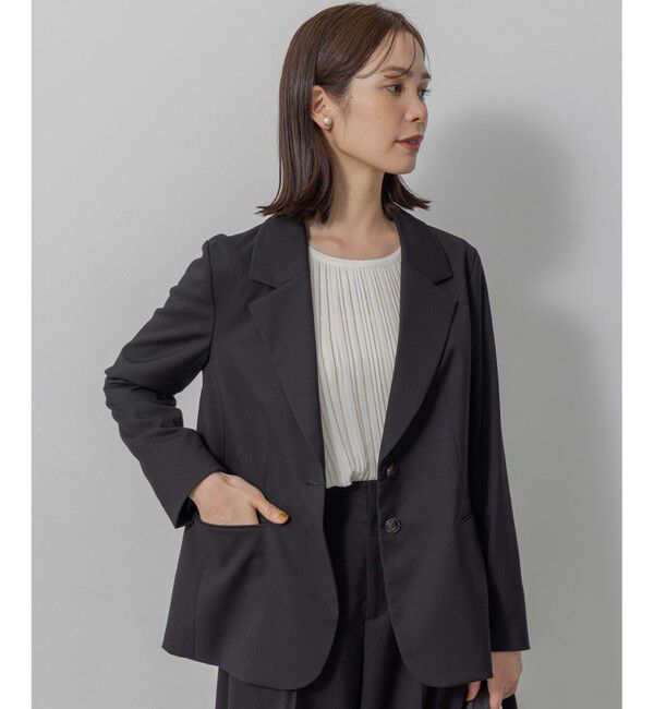 組曲「【加藤ローサさん着用】ハンサムツイル ジャケット」|テーラードジャケット|