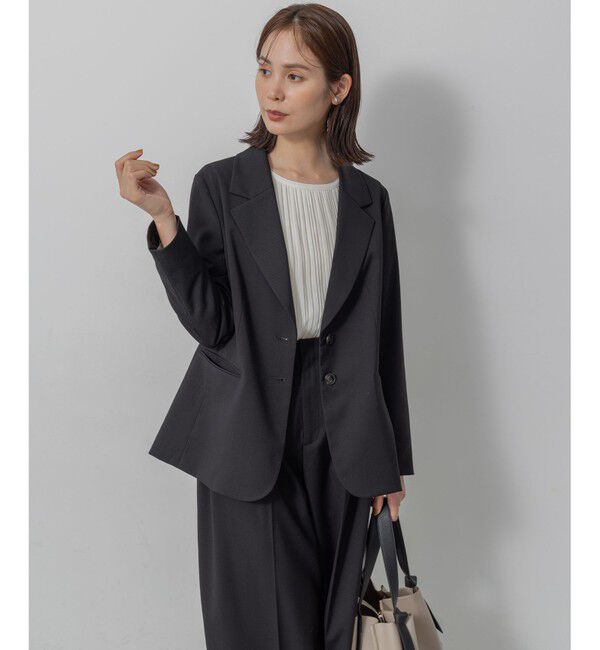 組曲「【加藤ローサさん着用】ハンサムツイル ジャケット」|テーラードジャケット|