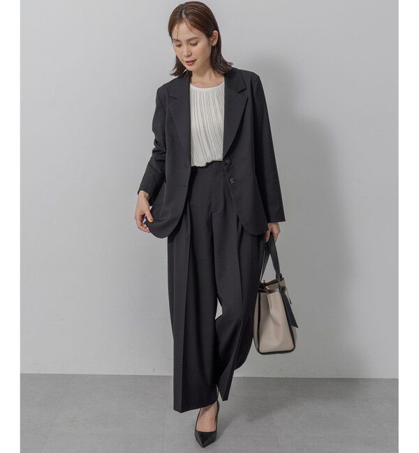 組曲「【加藤ローサさん着用】ハンサムツイル ジャケット」|テーラードジャケット|