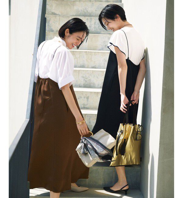 自由区「【カタログ掲載・洗える】ブライトカルゼキャミ ワンピース」|ワンピース|