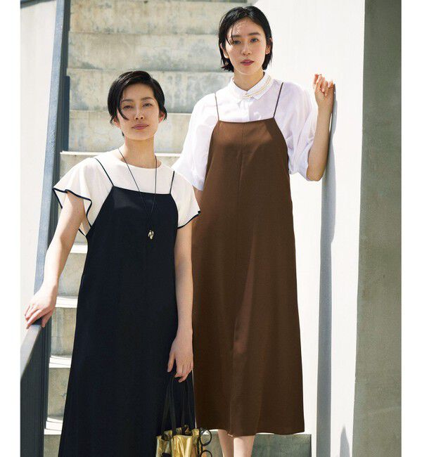 自由区「【カタログ掲載・洗える】ブライトカルゼキャミ ワンピース」|ワンピース|