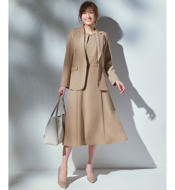 ANY SIS「【WEB・一部店舗限定】リネンライクポリエステル ワンピース」|ワンピース|