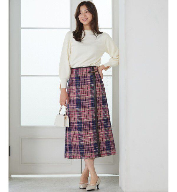 ANY SIS「【CICA加工・選べる9色展開】スリットポイントボトルネック ニット」|ニット・セーター|