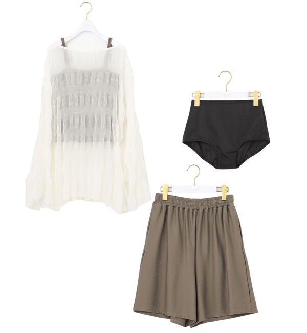 ANY SIS「【4SET】キャミソール スイムウェア」|スポーツ|モカ