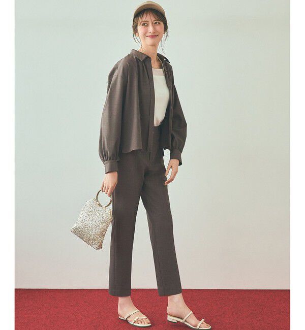 ANY SIS「ウーステッドエステル テーパード パンツ」|その他|