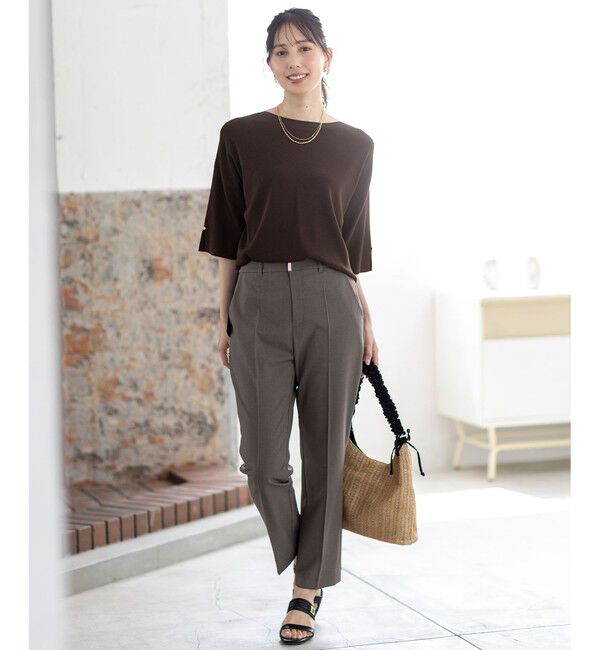 ANY SIS「ウーステッドエステル テーパード パンツ」|その他|