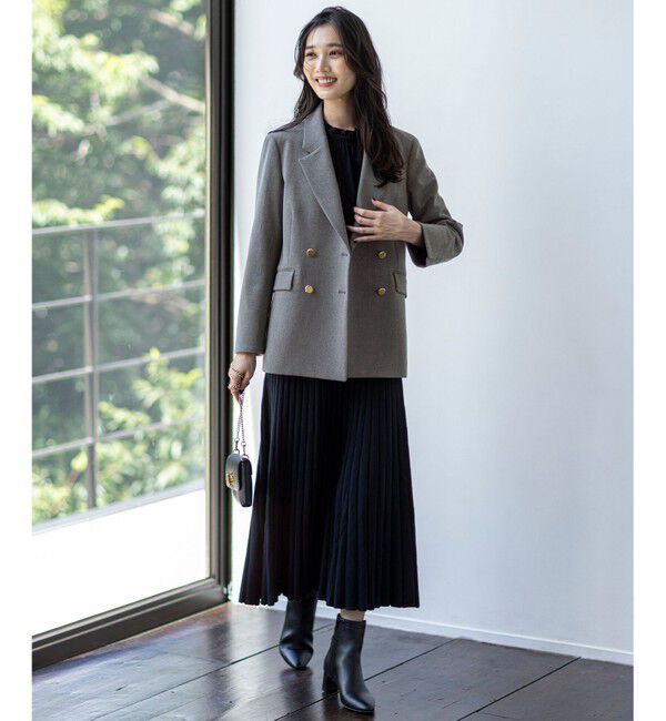 ANY SIS「CICA加工 ニット フレア スカート」|スカート|