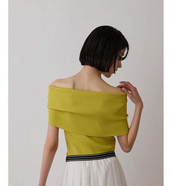 Diagram「オフショルリブニットトップ」|その他|