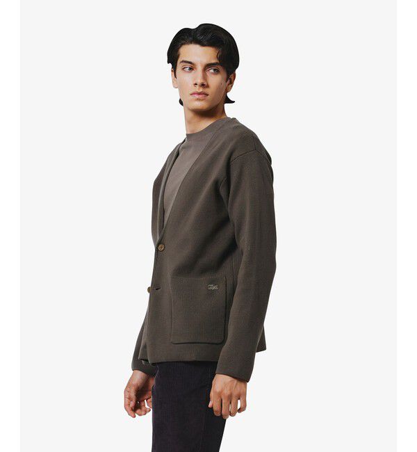 LACOSTE「ミラノリブニットカーディガンジャケット」|カーディガン|