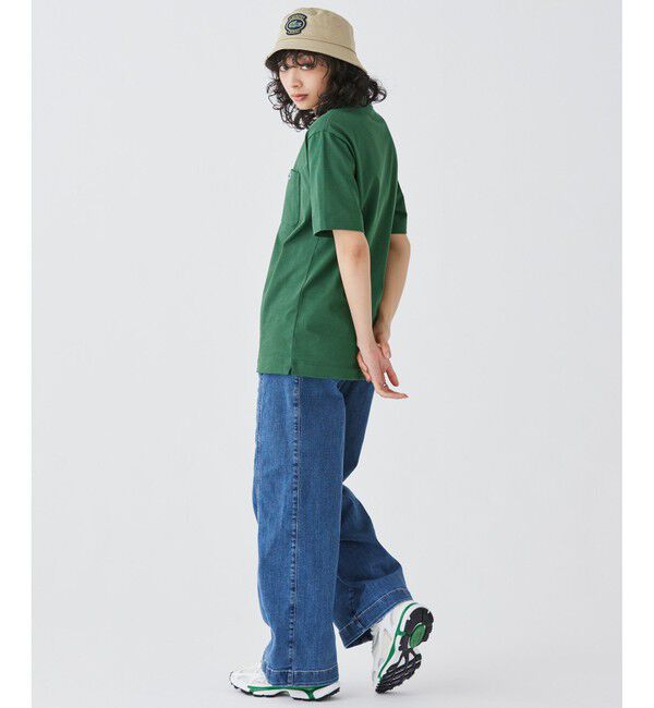 LACOSTE「アウトラインクロックポケット半袖Tシャツ」|Tシャツ・カットソー|
