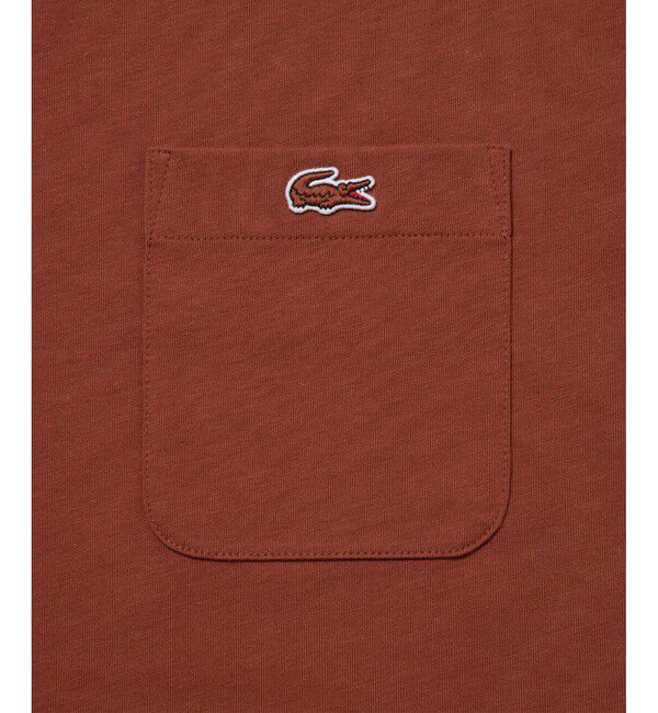 LACOSTE「アウトラインクロックポケット半袖Tシャツ」|Tシャツ・カットソー|