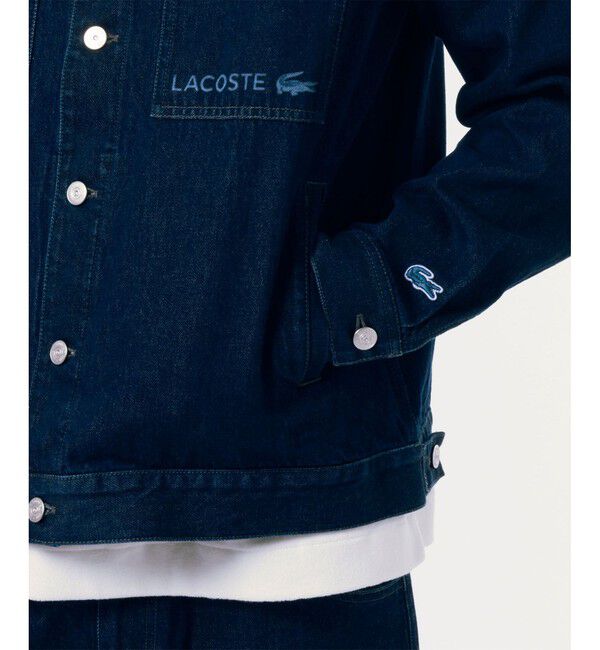 LACOSTE「ボックスデニムジャケット」|デニムジャケット|