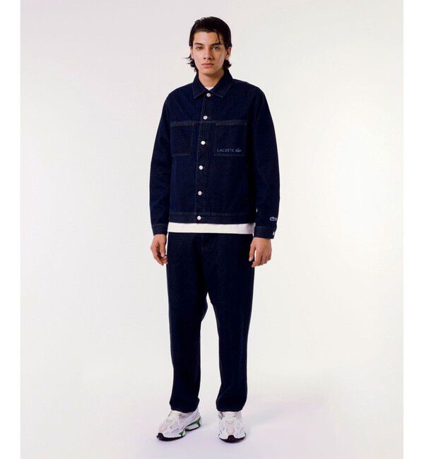 LACOSTE「ボックスデニムジャケット」|デニムジャケット|