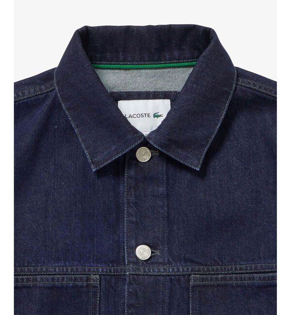 LACOSTE「ボックスデニムジャケット」|デニムジャケット|