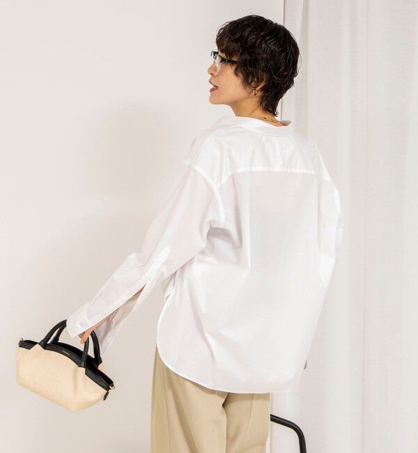 Rie Miller「レギュラーカラー2WAYシャツ」|シャツ・ブラウス|