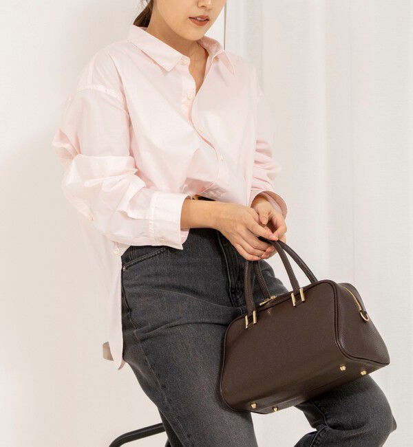 Rie Miller「レギュラーカラー2WAYシャツ」|シャツ・ブラウス|ベビーピンク