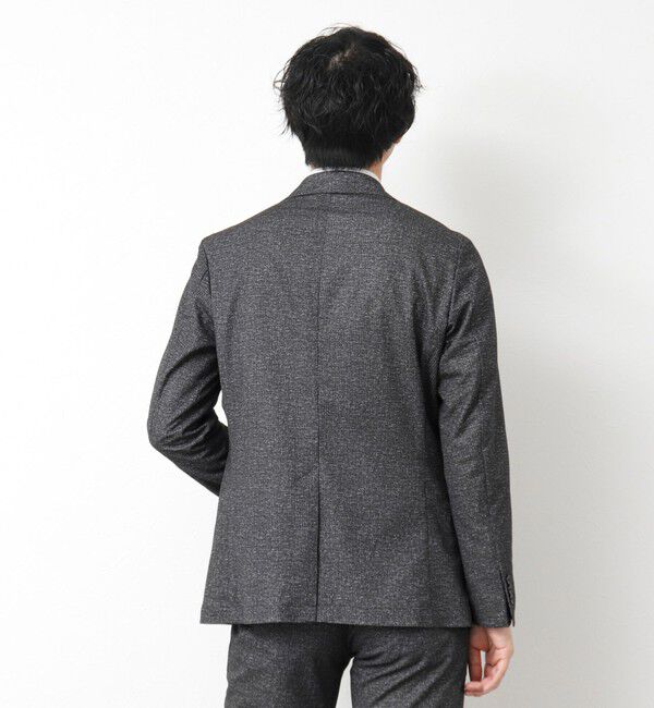 NOLLEY'S goodman「《ビジカジ/セットアップ対応》ドットサッカーストレッチジャケット 25SS」|テーラードジャケット|