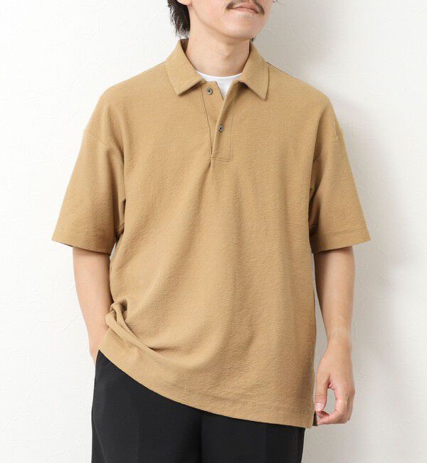 NOLLEY'S goodman「ブークレポロシャツ 25SS」|ポロシャツ|ベージュ