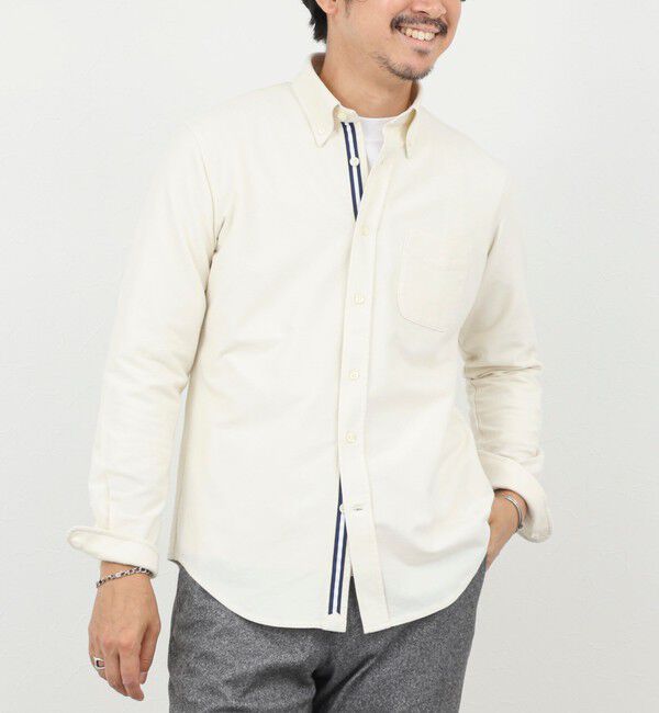 NOLLEY'S goodman「起毛ジャージ テープBD 25AW」|シャツ・ブラウス|