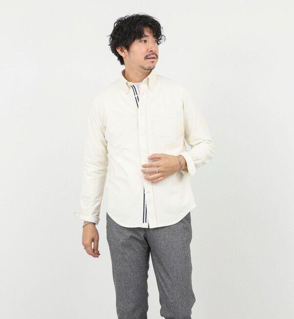 NOLLEY'S goodman「起毛ジャージ テープBD 25AW」|シャツ・ブラウス|