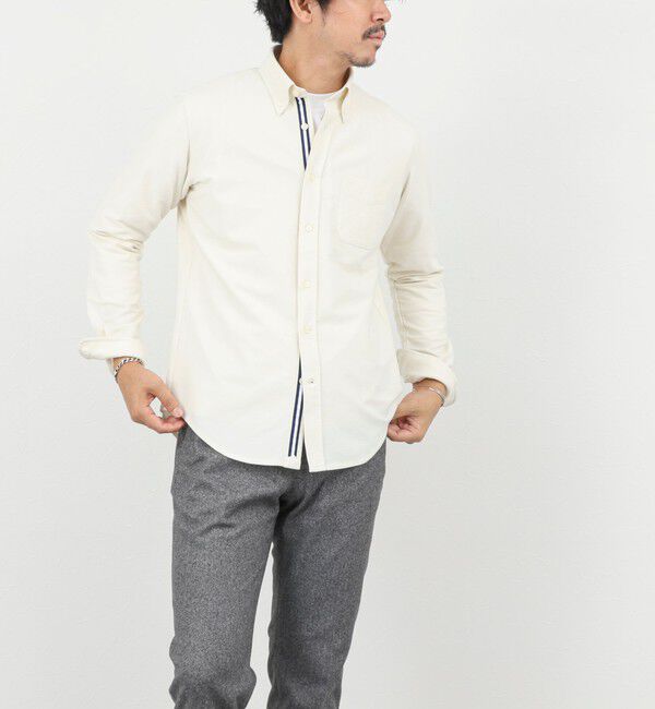 NOLLEY'S goodman「起毛ジャージ テープBD 25AW」|シャツ・ブラウス|