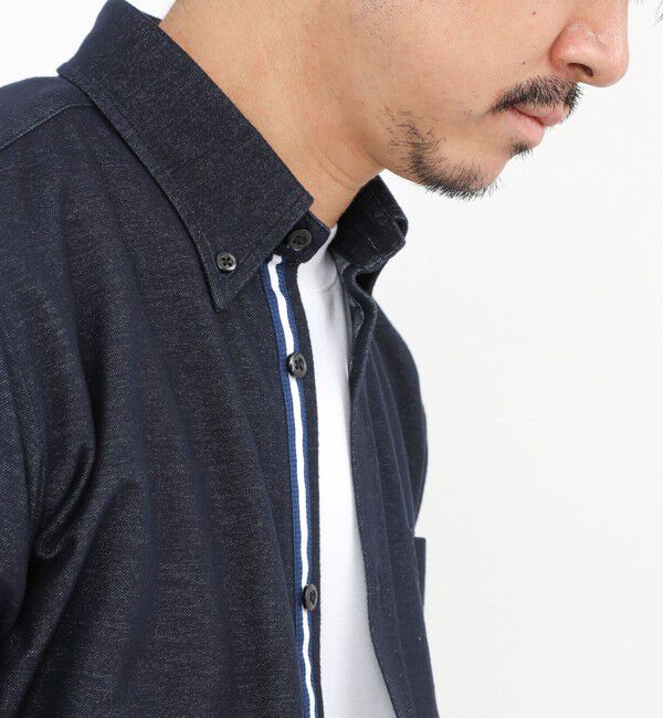 NOLLEY'S goodman「起毛ジャージ テープBD 25AW」|シャツ・ブラウス|