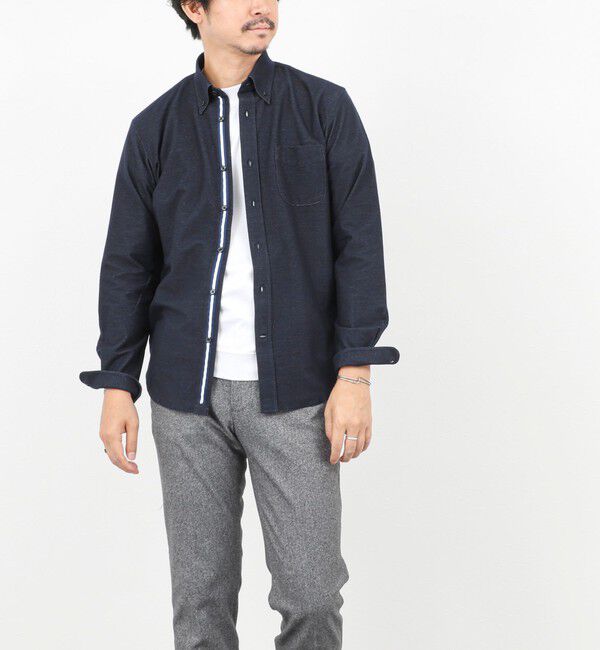 NOLLEY'S goodman「起毛ジャージ テープBD 25AW」|シャツ・ブラウス|