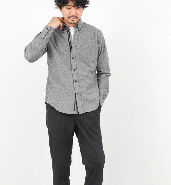 NOLLEY'S goodman「起毛ジャージ テープBD 25AW」|シャツ・ブラウス|