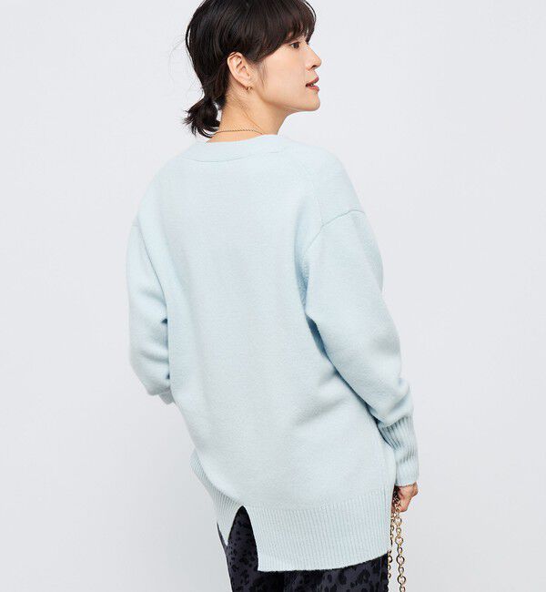 NOLLEY'S「【WEB限定アイテム】2WAY長めVネックカーディガン」|カーディガン|