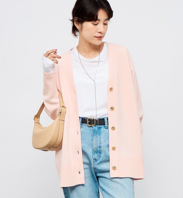 NOLLEY'S「【WEB限定アイテム】2WAY長めVネックカーディガン」|カーディガン|