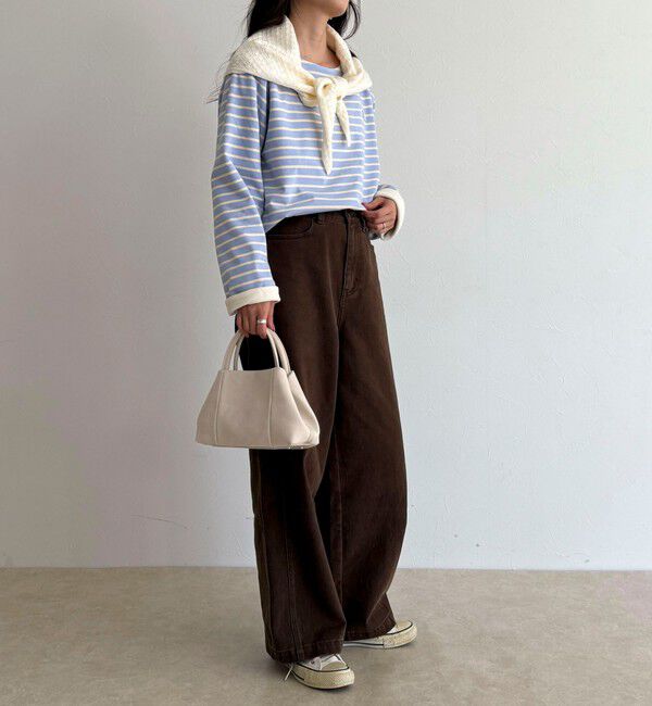 fredy emue「【2WAY仕様】【GEVACO/ゲバコ】裏フリースボートネックTシャツ」|Tシャツ・カットソー|