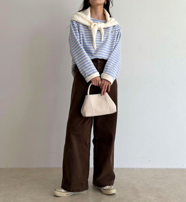 fredy emue「【2WAY仕様】【GEVACO/ゲバコ】裏フリースボートネックTシャツ」|Tシャツ・カットソー|