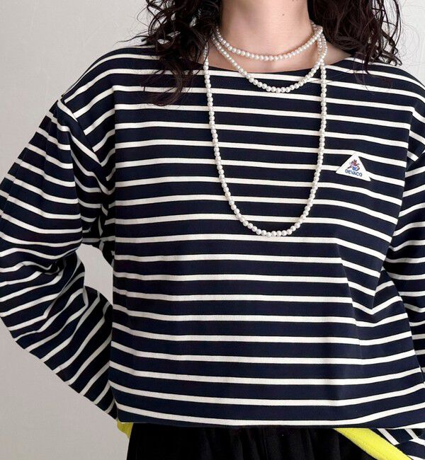 fredy emue「【2WAY仕様】【GEVACO/ゲバコ】裏フリースボートネックTシャツ」|Tシャツ・カットソー|