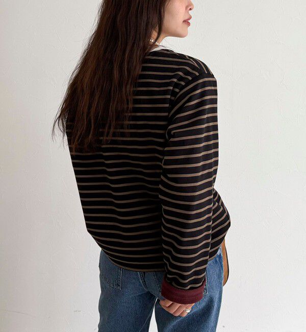 fredy emue「【2WAY仕様】【GEVACO/ゲバコ】裏フリースボートネックTシャツ」|Tシャツ・カットソー|