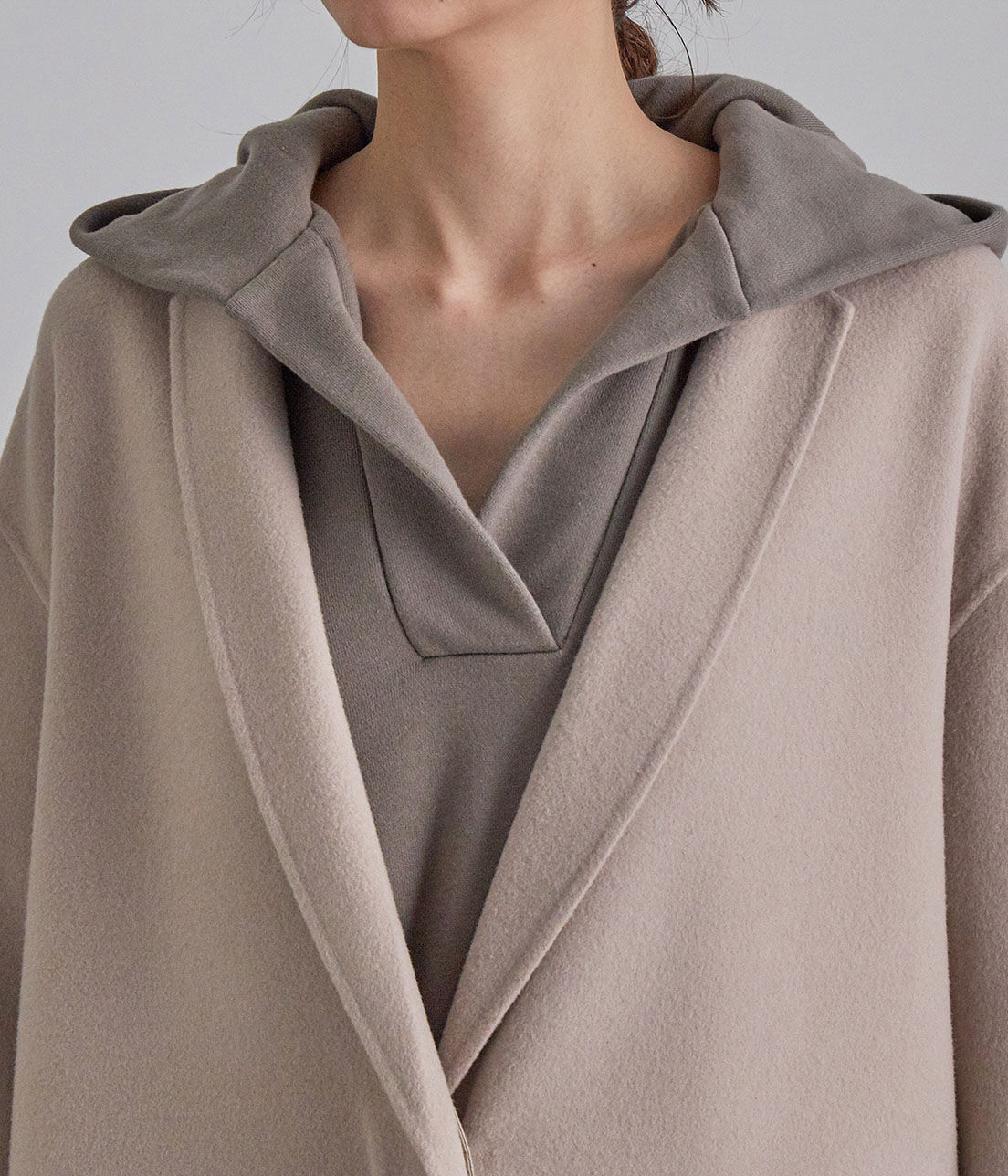 SALON adam et rope'「ウールカシミヤ無双仕立てロングチェスターコート」|チェスターコート|