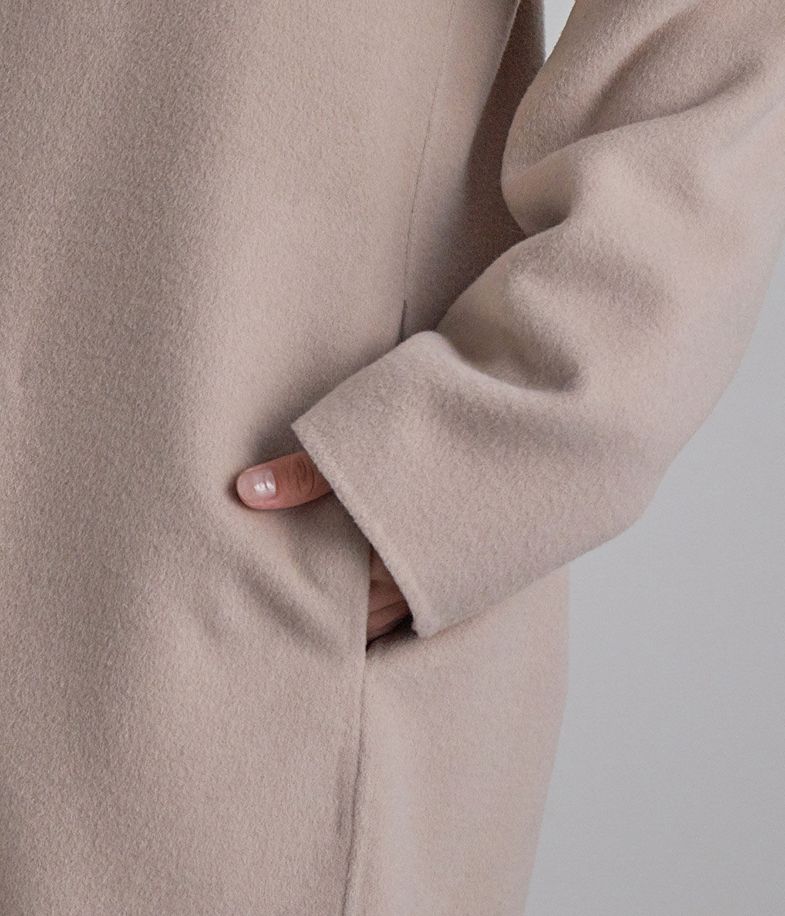 SALON adam et rope'「ウールカシミヤ無双仕立てロングチェスターコート」|チェスターコート|