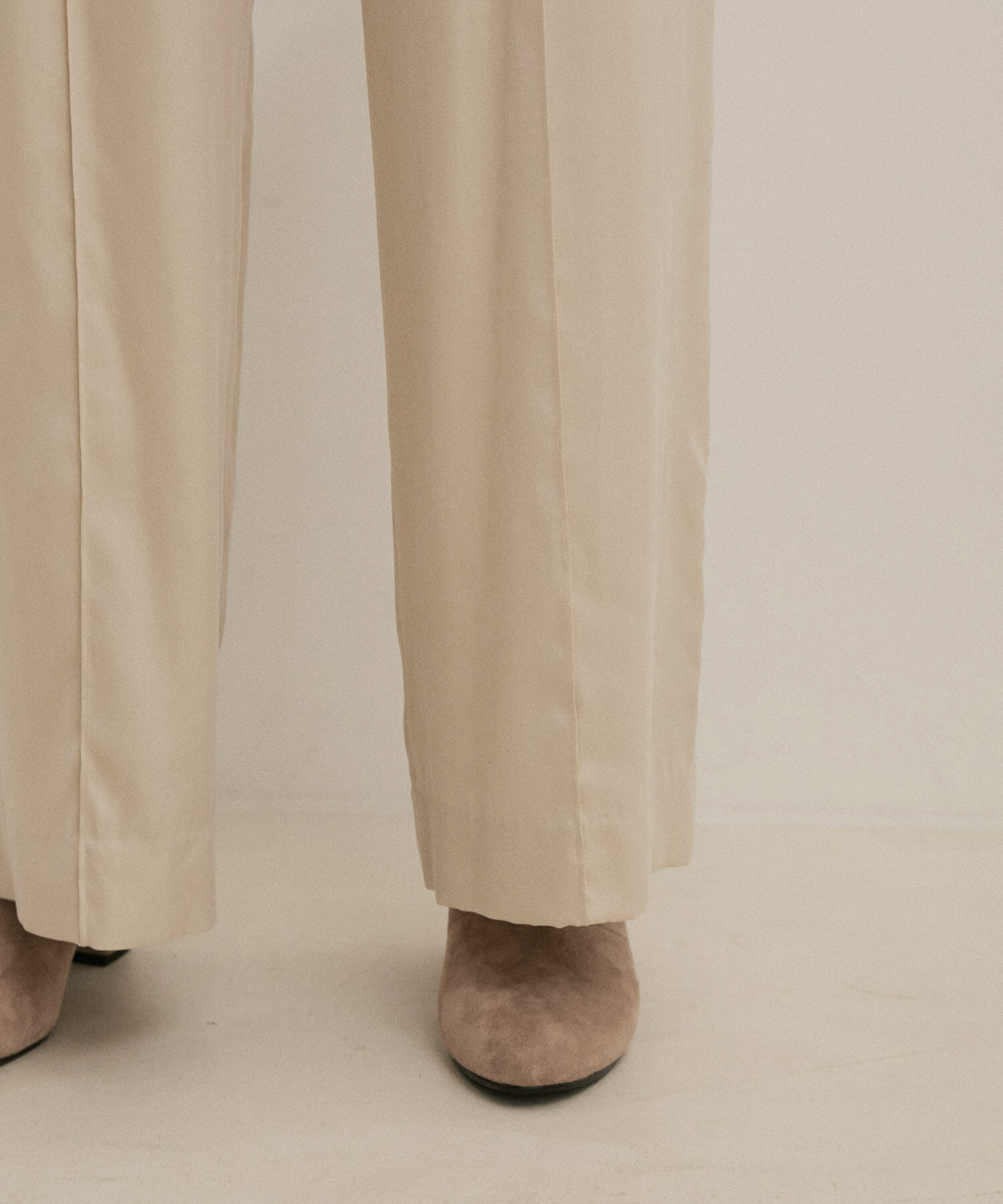 SALON adam et rope'「シルクイージーワイドパンツ【セットアップ対応・洗える】」|その他|